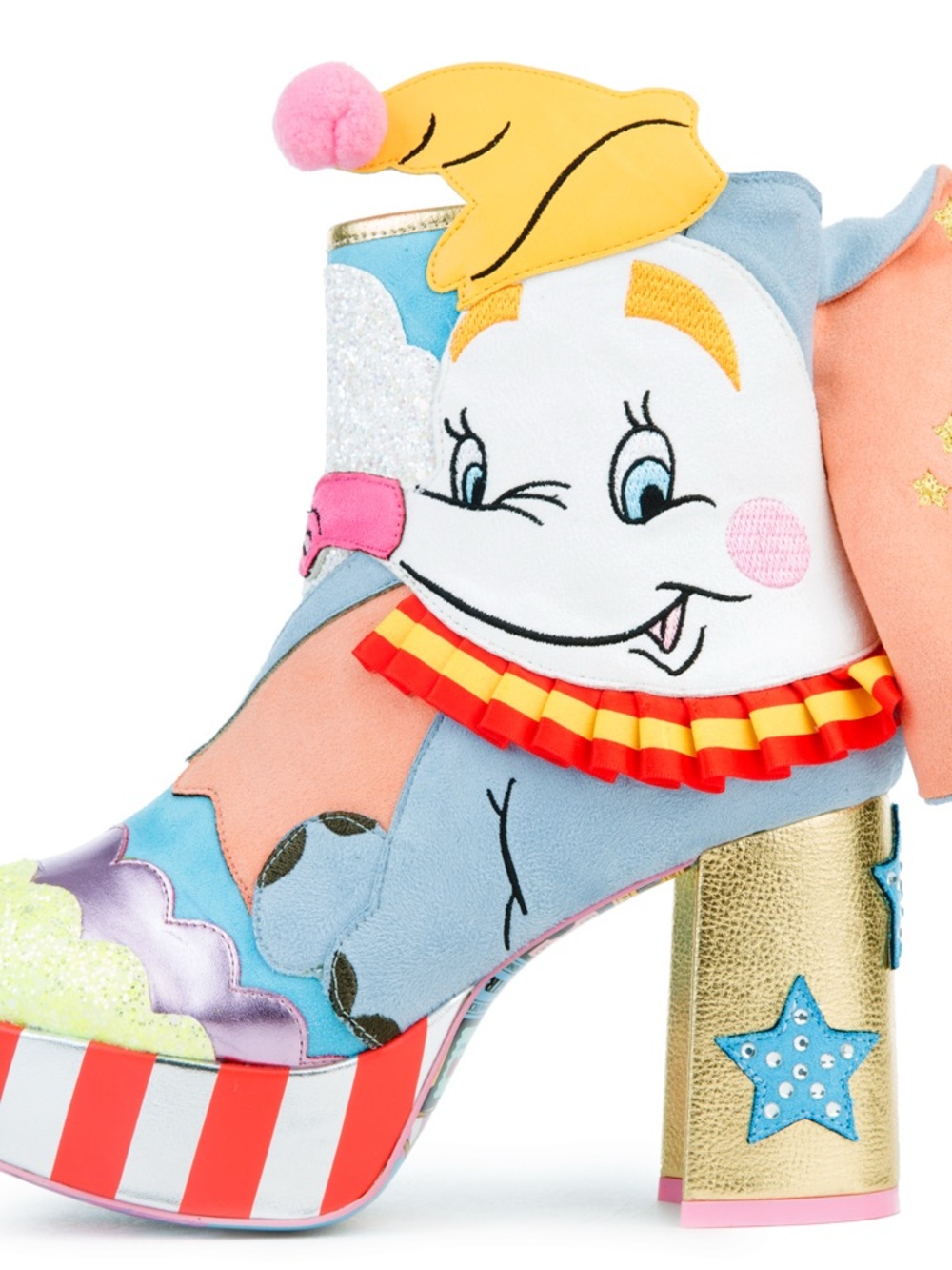 Irregular Choice Disney Sweet Little Dumbo High Heel Boots